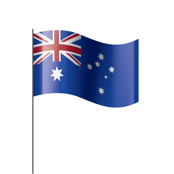 Bandera de Australia, ilustración vectorial — Vector de stock