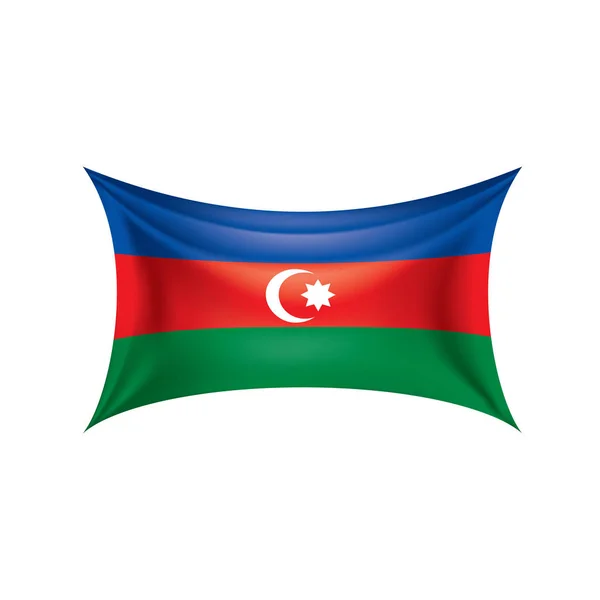 Azerbajdzjan flagga, vektor illustration — Stock vektor