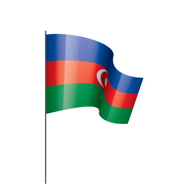 Bandera de Azerbaiyán, ilustración vectorial — Vector de stock