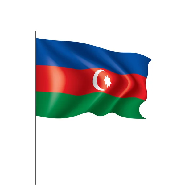 Bandera de Azerbaiyán, ilustración vectorial — Vector de stock