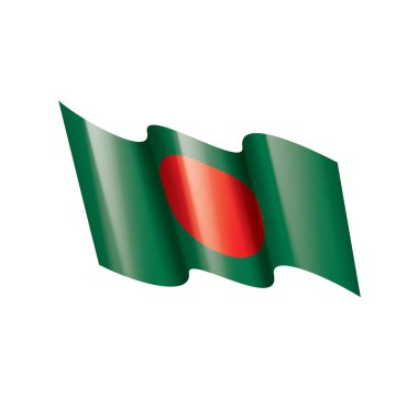 bangladeş bayrağı, vektör illüstrasyonu