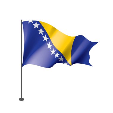 Bosna-Hersek bayrağı, vektör çizim