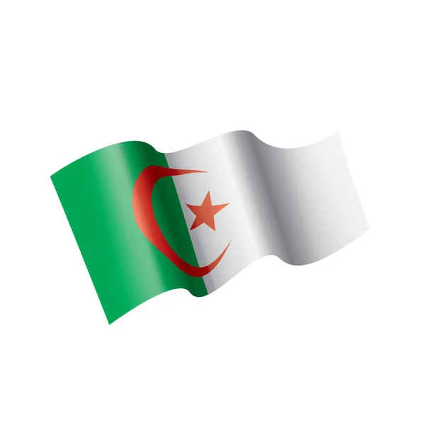 Algerien Flagge, Vektorabbildung — Stockvektor