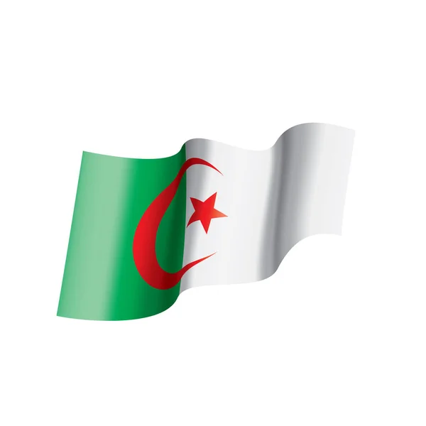 Algerien Flagge, Vektorabbildung — Stockvektor