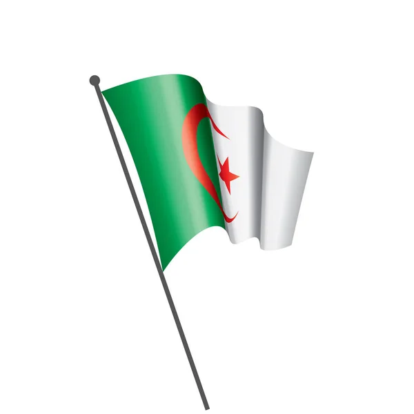 Drapeau Algérie, illustration vectorielle — Image vectorielle