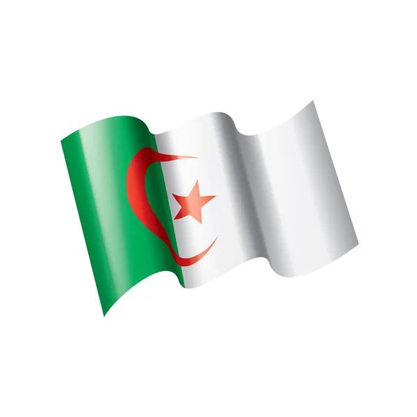 Algeriet flagga, vektorillustration — Stock vektor