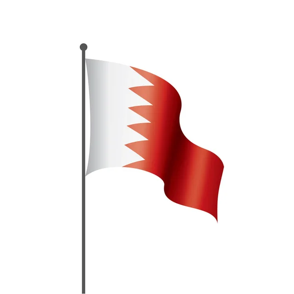 Bahrain flag，矢量图解 — 图库矢量图片