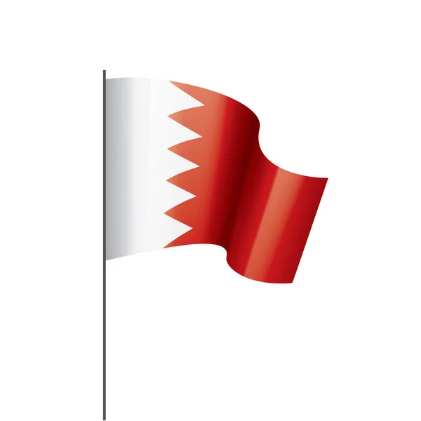 Bahrain flag, vector illustration — Stock Vector