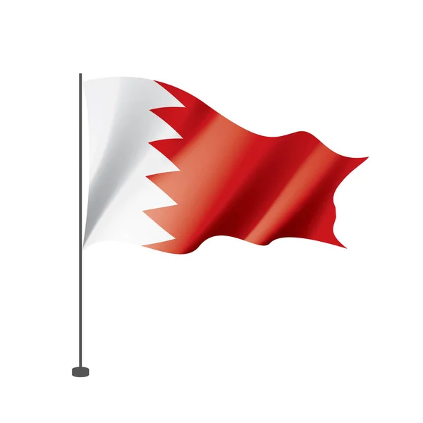 Bahrain flag，矢量图解 — 图库矢量图片