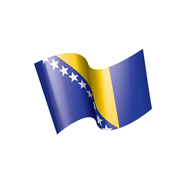 Flagge von Bosnien und Herzegowina, Vektorillustration — Stockvektor