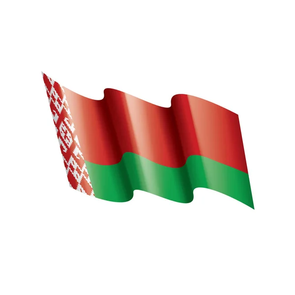 Belarus flag, vector illustration on a white background — Stock Vector