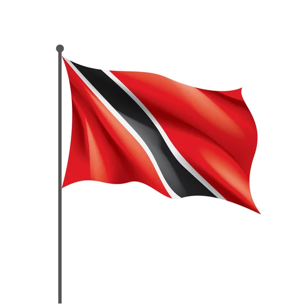 Trinidad and tobago flag, vector illustration on a white background — Stock Vector