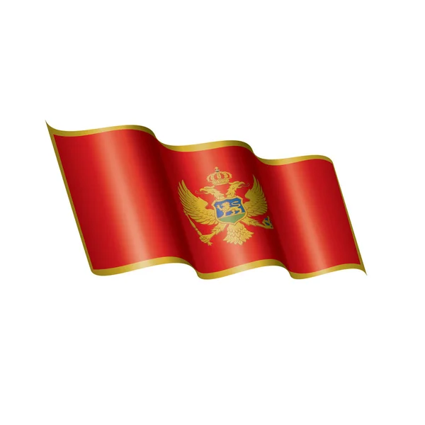 Bandeira de Montenburgh, ilustração vetorial sobre um fundo branco —  Vetores de Stock