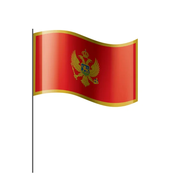 Bandeira de Montenburgh, ilustração vetorial sobre um fundo branco — Vetor de Stock