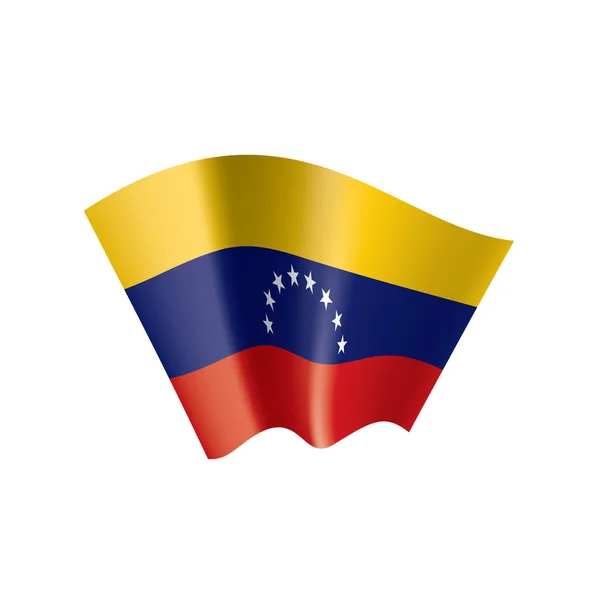 委内瑞拉旗子, 矢量例证在白色背景 — 图库矢量图片