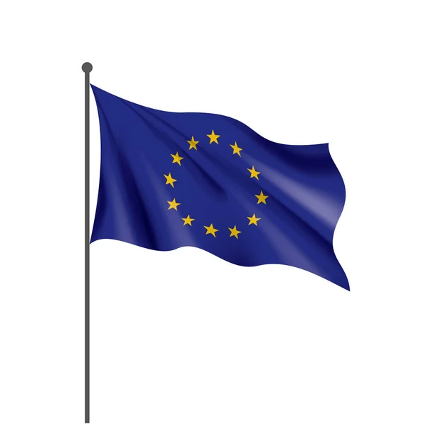 Ευρωπαϊκή Ένωση σημαία, διανυσματική απεικόνιση — Διανυσματικό Αρχείο