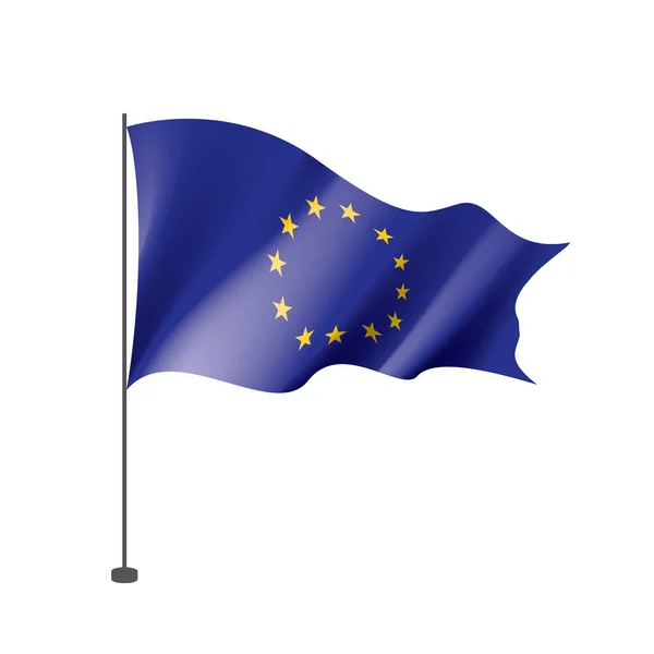 European union flag, vector illustration — Stock Vector