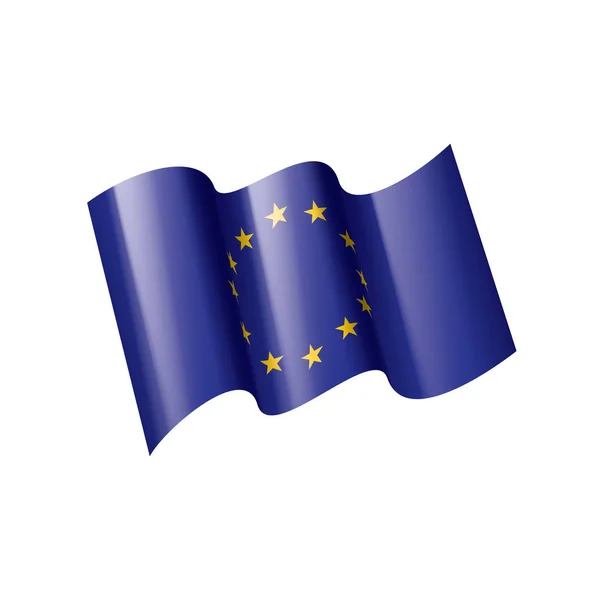 Drapeau de l'Union européenne, illustration vectorielle — Image vectorielle