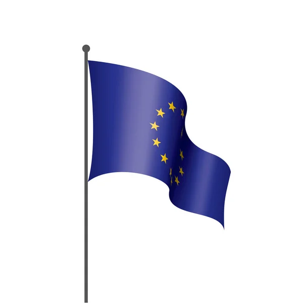 European union flag, vector illustration — Stock Vector