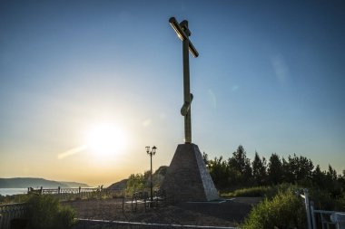 Tsarev kurgan. Samara bölgesi cazibe. Bir güneşli yaz gününde