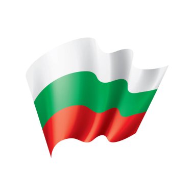 Bulgaristan bayrağı, vektör çizim