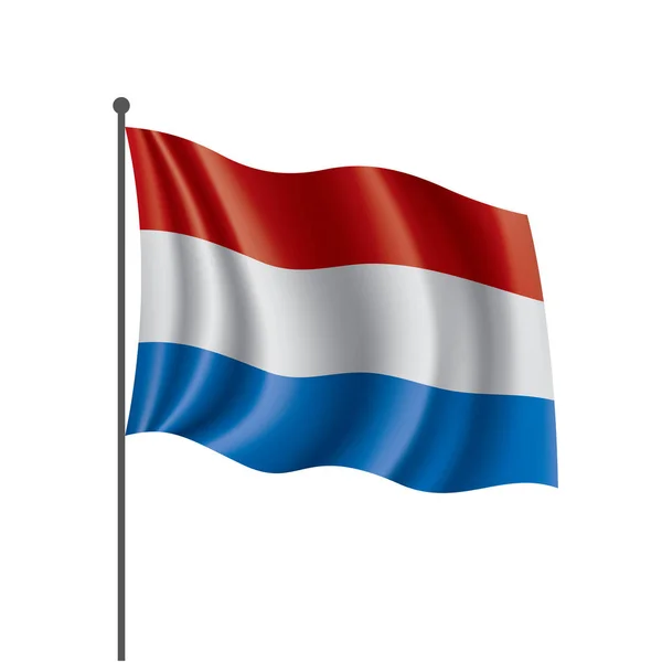 नेदरलँड्स ध्वज, वेक्टर स्पष्टीकरण — स्टॉक व्हेक्टर