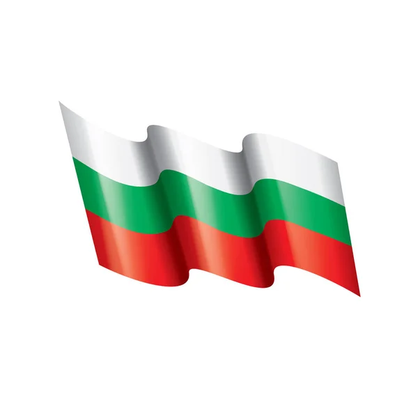Bulgarien flagga, vektor illustration — Stock vektor