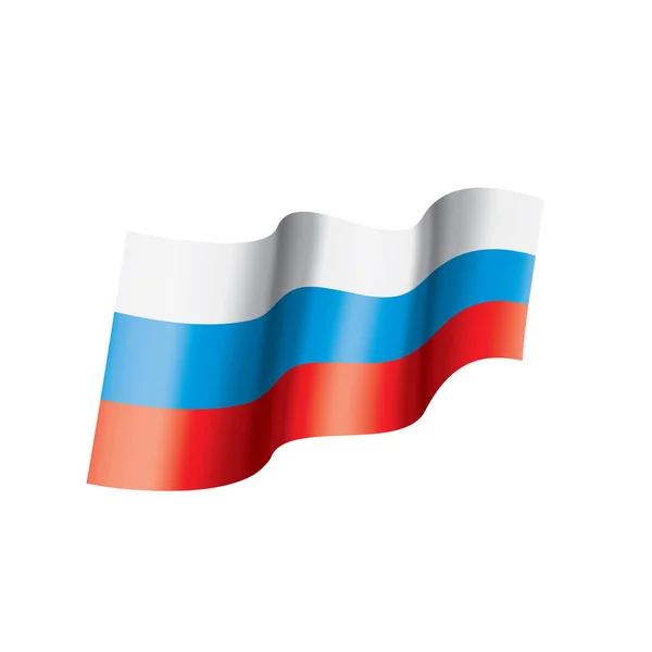 Russia flag, vector illustration — Stock Vector