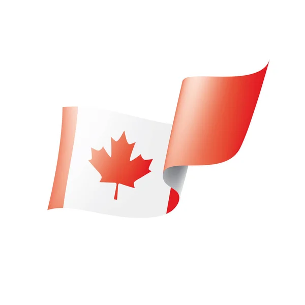 Прапор Канади, Векторні ілюстрації на білому фоні — стоковий вектор