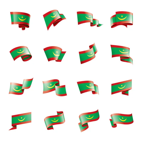 Mauritius flag, Vektorabbildung auf weißem Hintergrund — Stockvektor