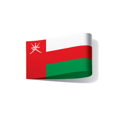 Umman bayrağı, vektör çizim