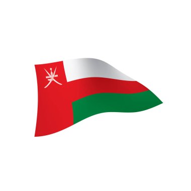 Umman bayrağı, vektör çizim