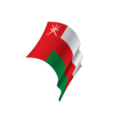 Umman bayrağı, vektör çizim