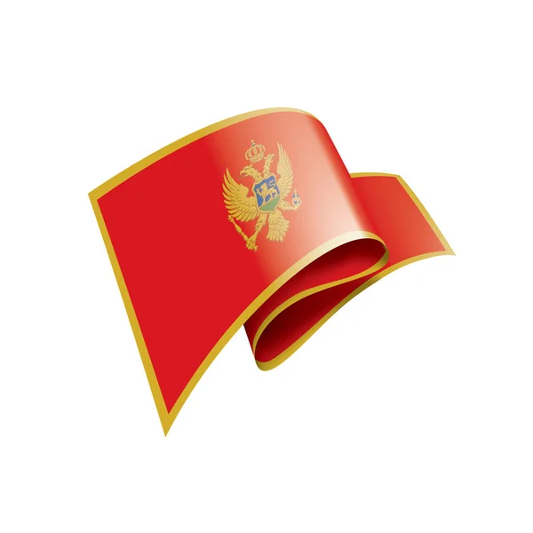 Bandeira de Montenburgh, ilustração vetorial sobre um fundo branco — Vetor de Stock