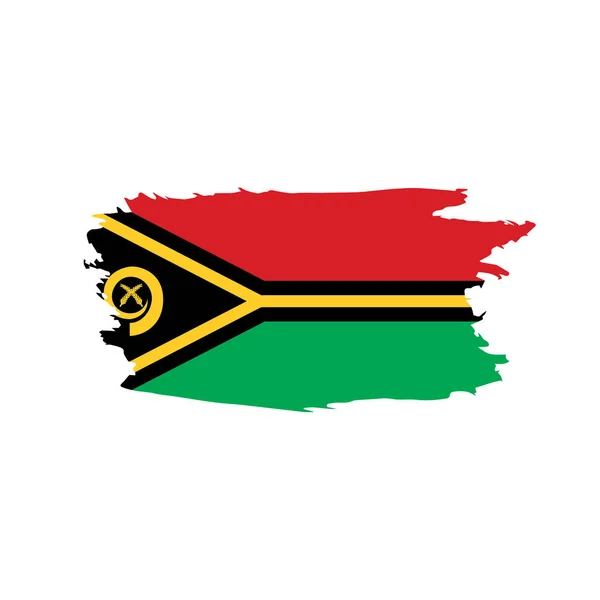 Bendera Vanuatu, ilustrasi vektor - Stok Vektor