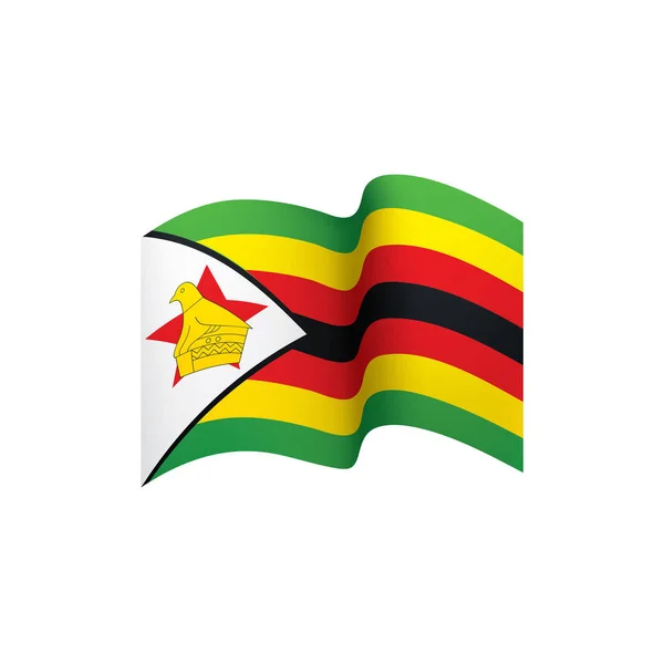 Zimbabwe bandiera, illustrazione vettoriale — Vettoriale Stock