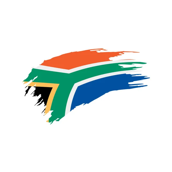 Bandera de Sudáfrica, ilustración vectorial — Vector de stock