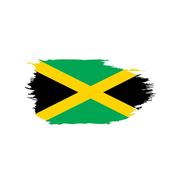 Bandeira da Jamaica, ilustração vetorial — Vetor de Stock