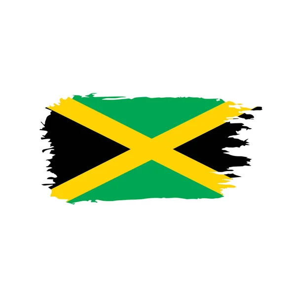 Jamaica flag, vector illustration — Stock Vector