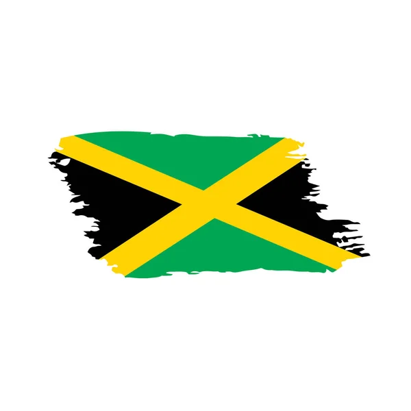 Jamaica flag, vektorillustration — Stockvektor