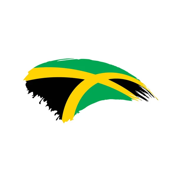 牙买加旗子, 向量例证 — 图库矢量图片
