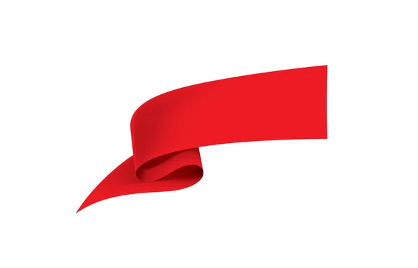 Vector red ribbon Stock Vector by ©artbutenkov 177869740