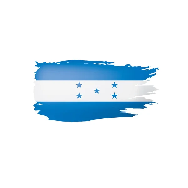 Honduras flaga, wektor ilustracja na białym tle — Wektor stockowy