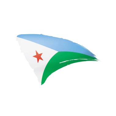 Hindistan bayrağı, beyaz arkaplanda vektör illüstrasyonu