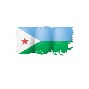 Hindistan bayrağı, beyaz arkaplanda vektör illüstrasyonu