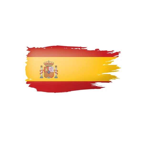 Bandeira de espanha, ilustração vetorial em um fundo branco —  Vetores de Stock