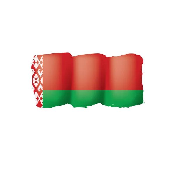 Belarus flag, vector illustration on a white background — Stock Vector