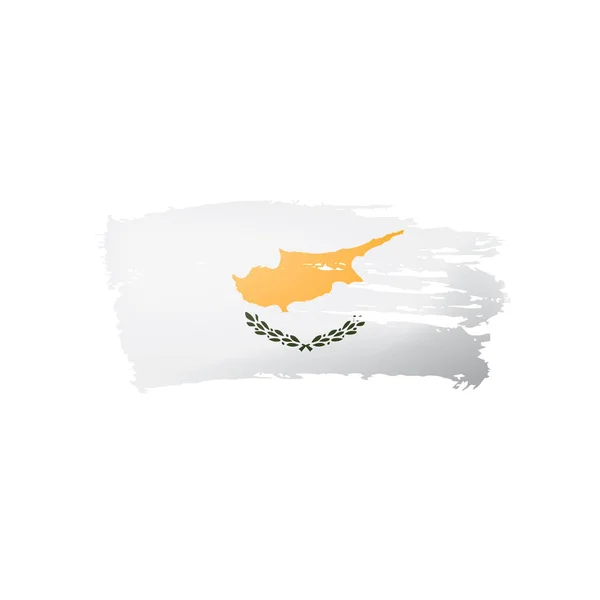 Cyprus flag, vector illustration on a white background. — Stock Vector