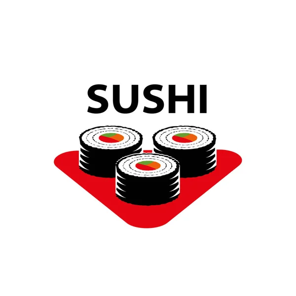 Vector Sushi logotyp — Stock vektor