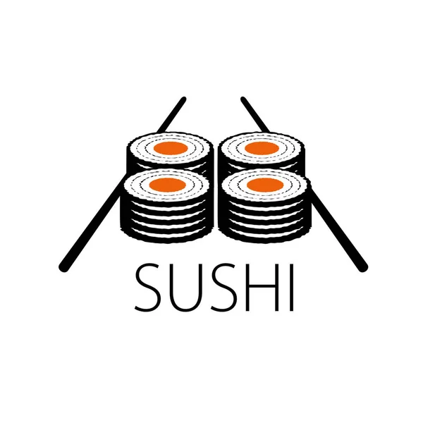 Logotipo do sushi vetorial — Vetor de Stock